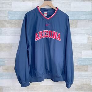 Nike Arizona Wildcats Windbreaker Blue Streetwear Athleisure Mens XXL 2XL